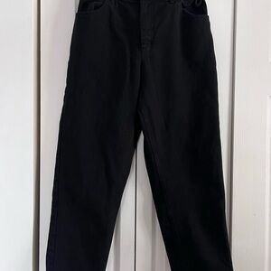The New Society Black Wide Leg Jeans size L (fits a 30" waist)